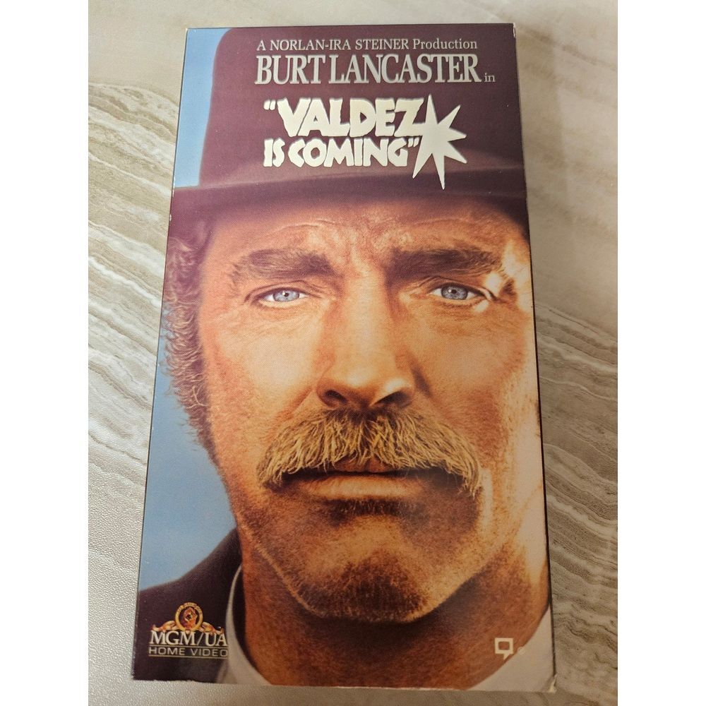 Valdez Is Coming Burt Lancaster VHS Tape